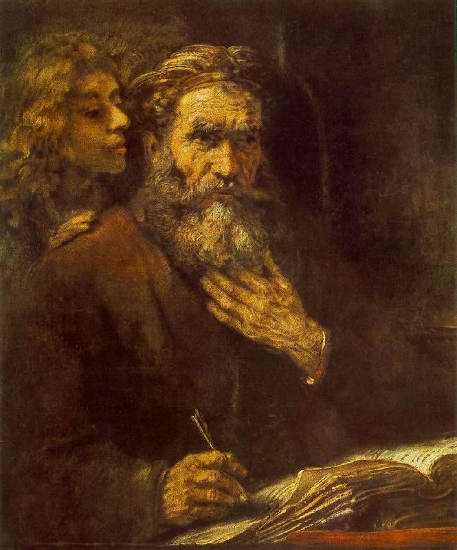 REMBRANDT Harmenszoon van Rijn Evangelist Matthew